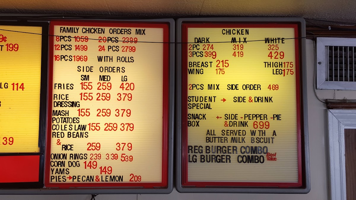 Sunny's Fried Chicken Menu - Image 3